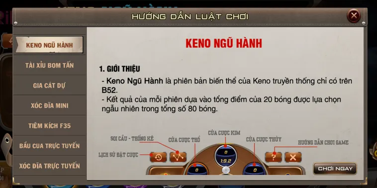 Keno Mini Tại RikBet Trải Nghiệm Quay Số Thần Tốc Nhận Thưởng Cực Nhanh Mỗi Phút