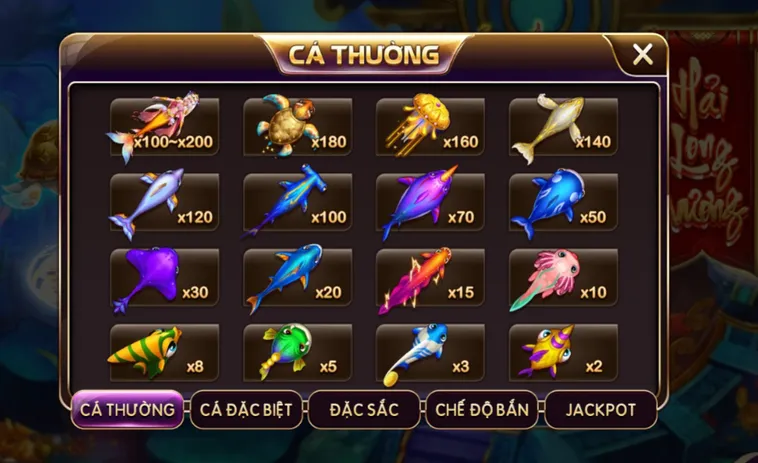 Bắn Cá Kho Báu Long Cung Tại RikBet Đại Chiến Thần Long Nhận Thưởng